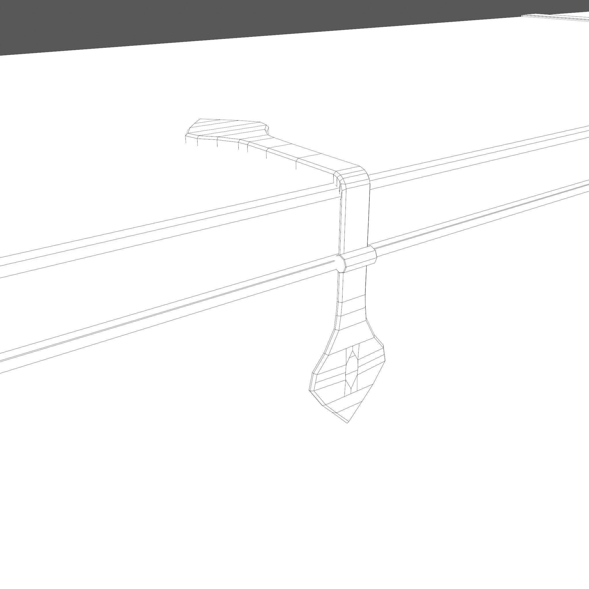 Medieval Chest Low-poly 3D model_31