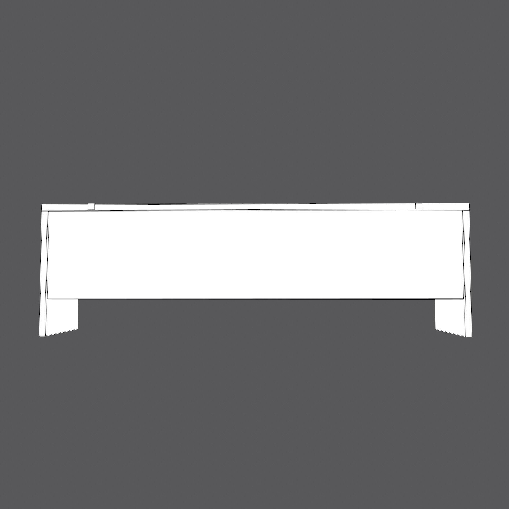 Medieval Chest Low-poly 3D model_36