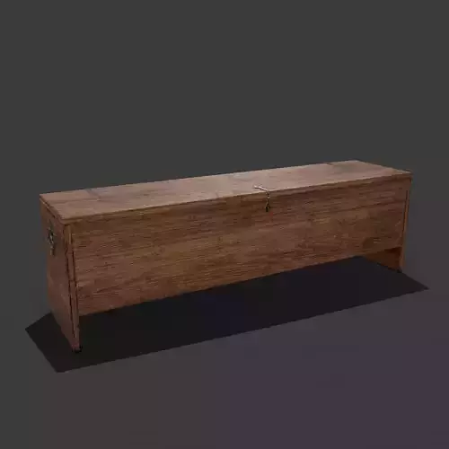 Medieval Chest Low-poly 3D model Medieval Chest Low-poly 3D model