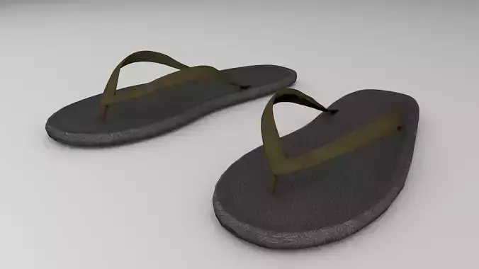 Flip Flops 3D Model 3D model