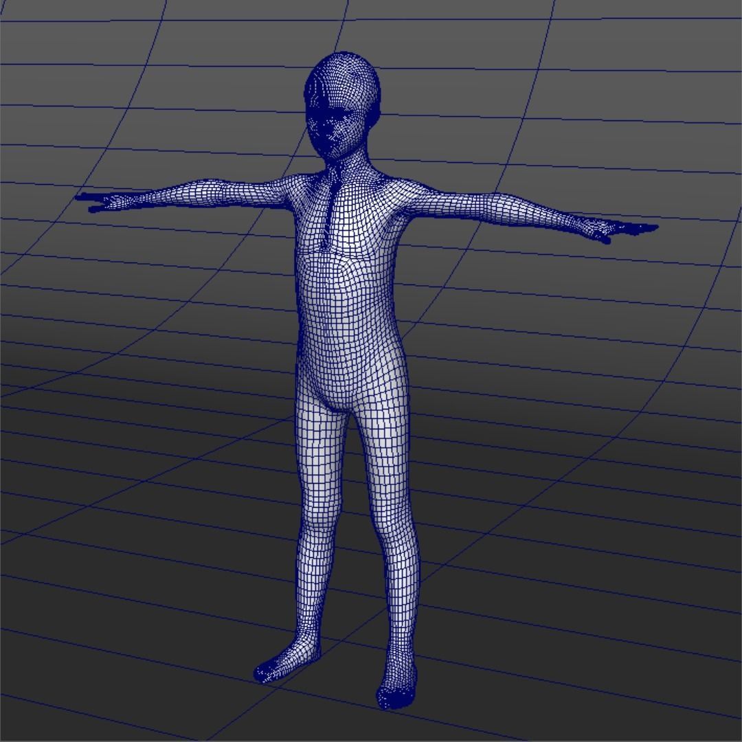 A Rigged Cool Boy 3D model_4