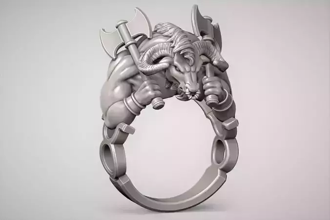 Zodiac Taurus ring