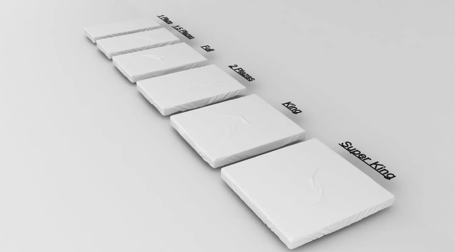 BED SHEETS Pack - SABANAS DE CAMAS Pack 3D Model Collection_0