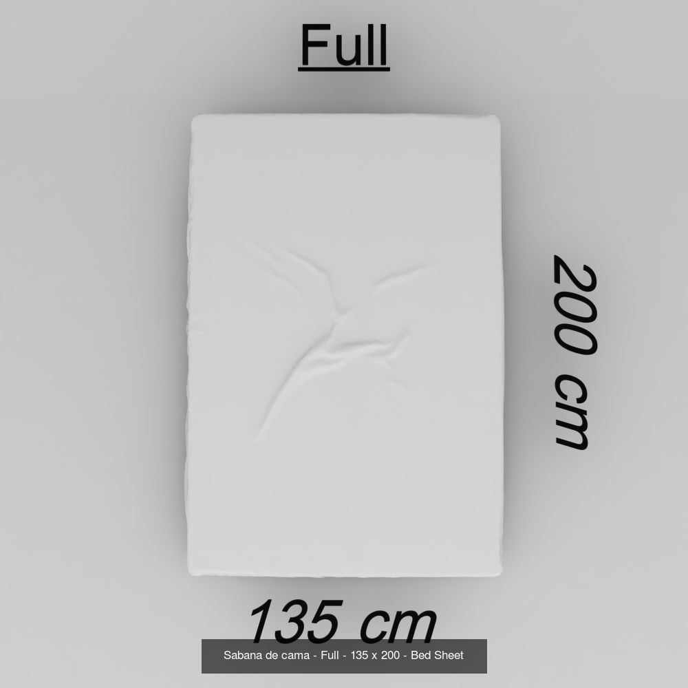 BED SHEETS Pack - SABANAS DE CAMAS Pack 3D Model Collection_6