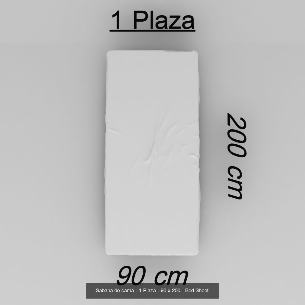 BED SHEETS Pack - SABANAS DE CAMAS Pack 3D Model Collection_3