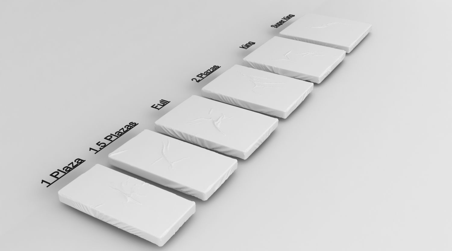 BED SHEETS Pack - SABANAS DE CAMAS Pack 3D Model Collection_15