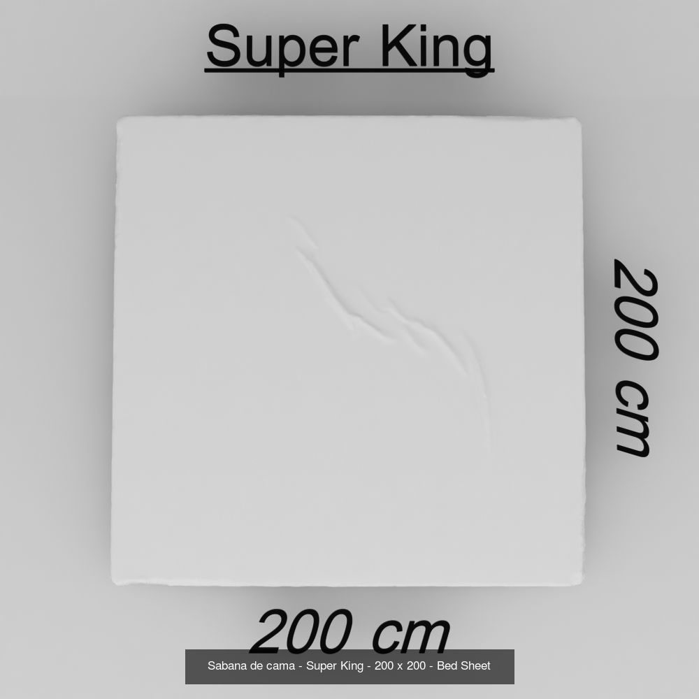 BED SHEETS Pack - SABANAS DE CAMAS Pack 3D Model Collection_4