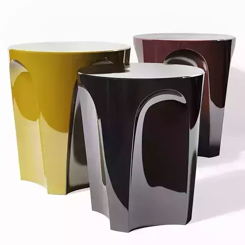  Colosseo B and B Italia Side Table 3D model