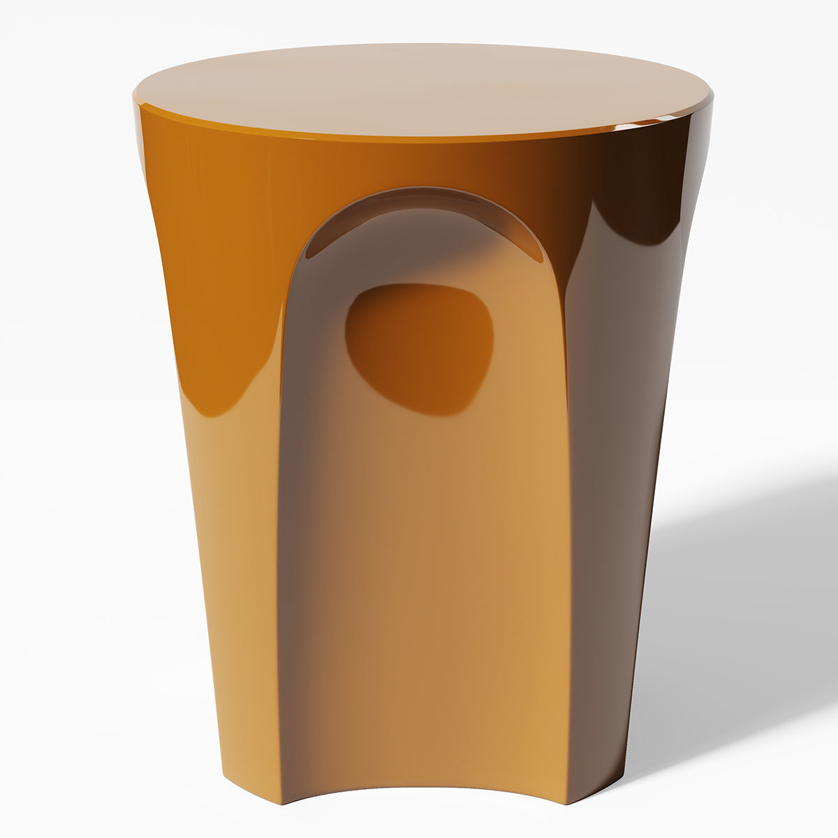 Colosseo B and B Italia Side Table 3D model_1