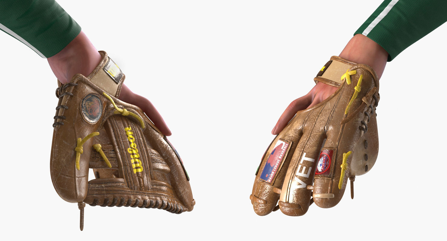 Baseball Player Rigged Athletics 3D model_11