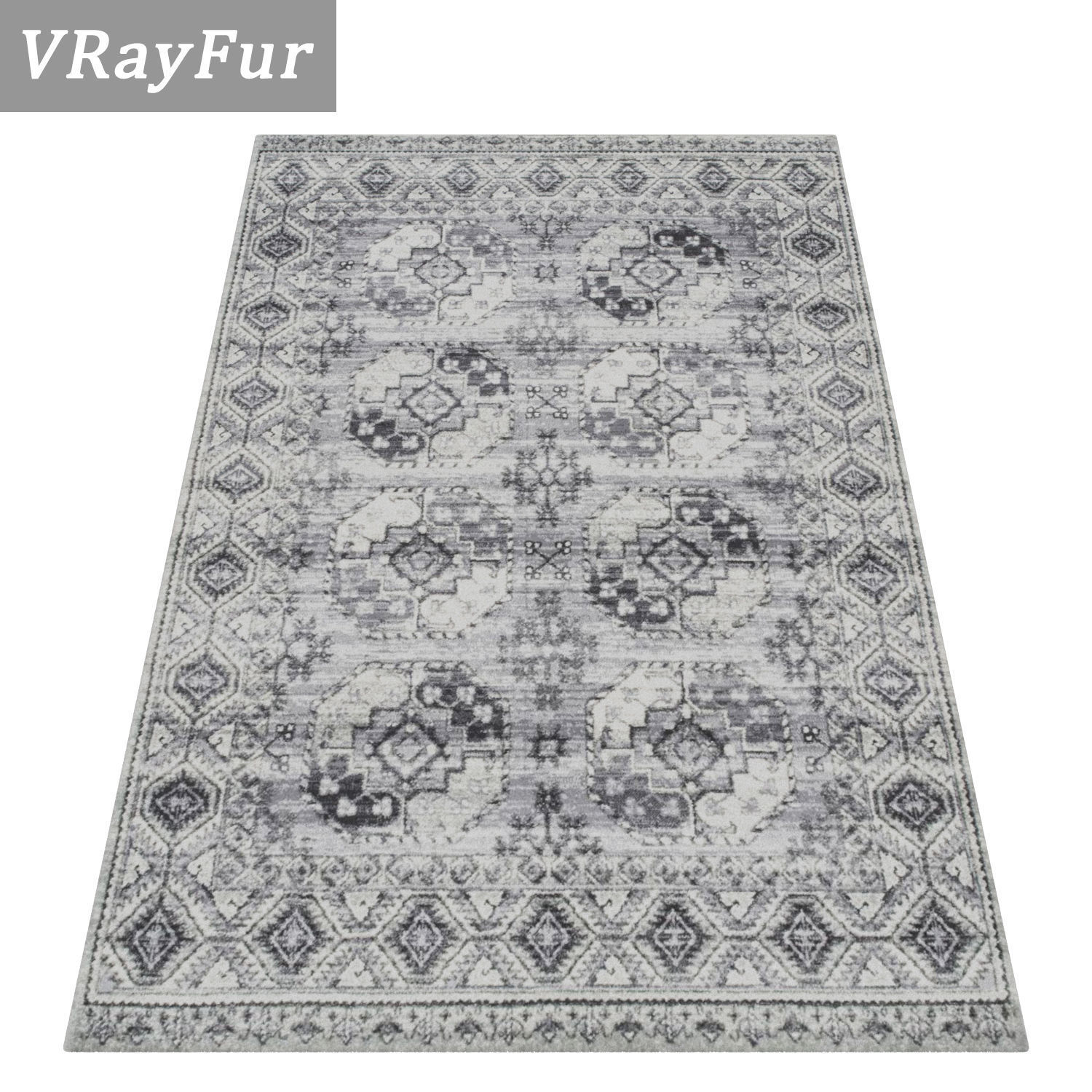 Rug Set 538 3D model_2