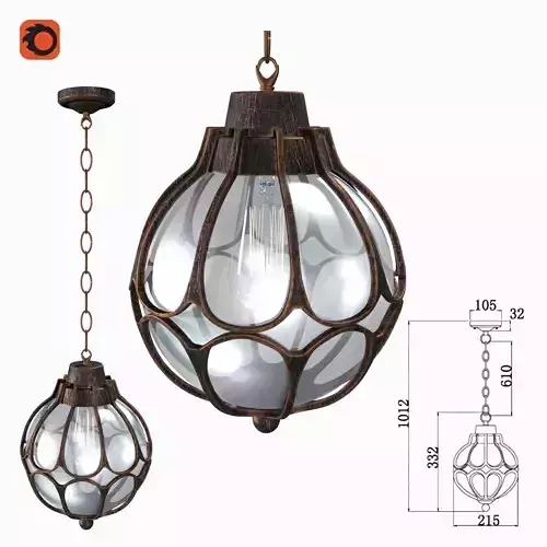 Street Light Maytoni O024PL-01G Via