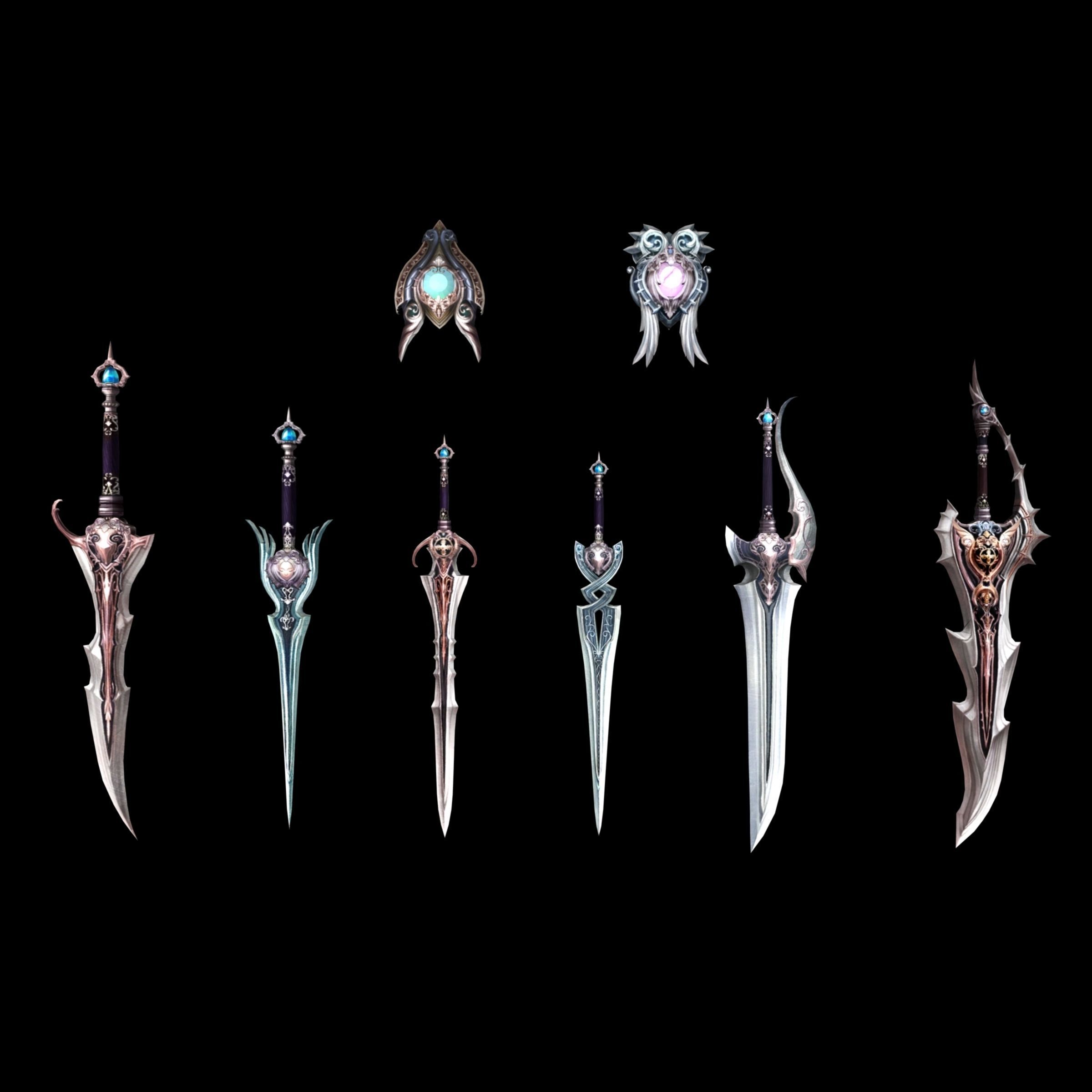 ancient weapons set- arms 20 Low-poly 3D model_1
