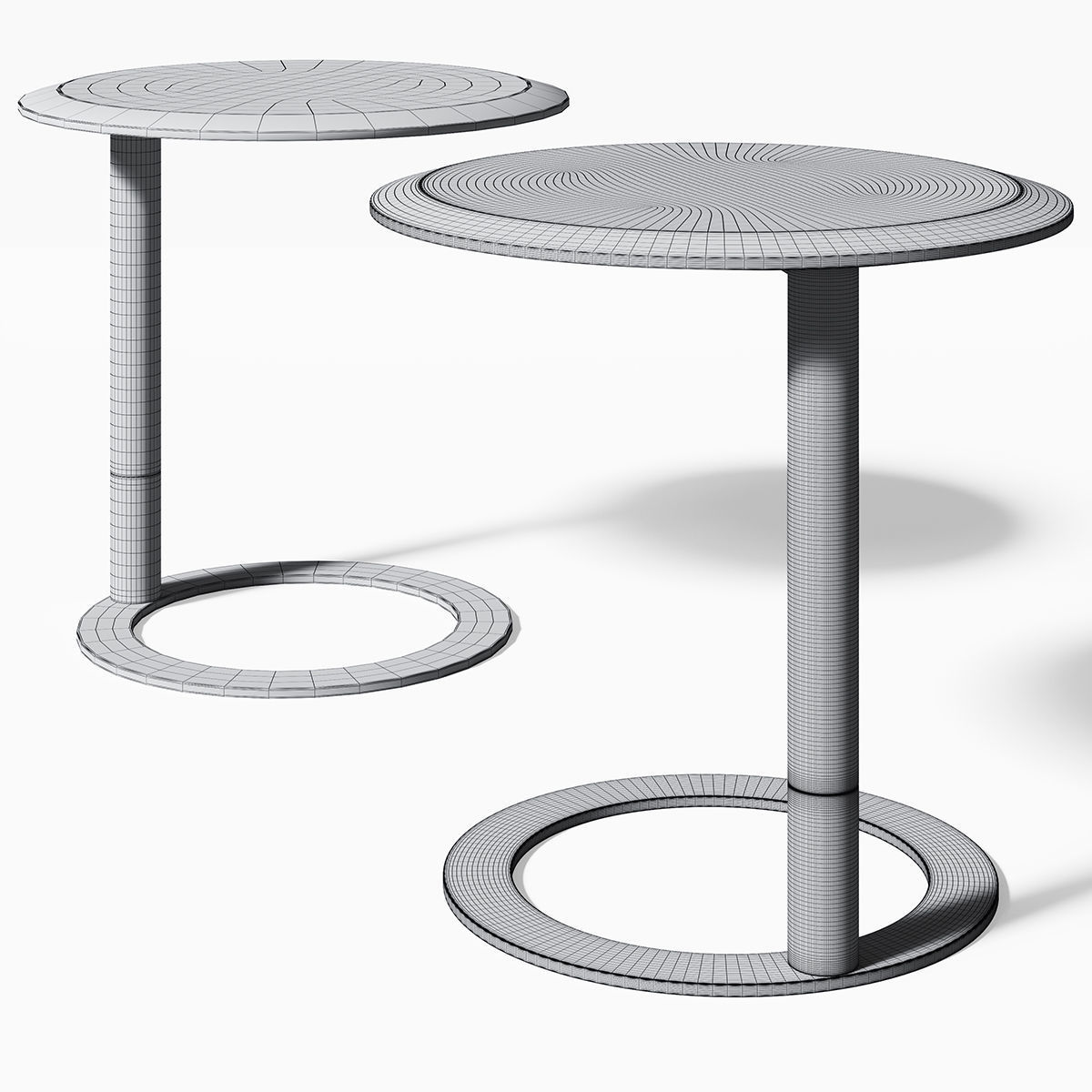 Jok porada side table 3D model_3