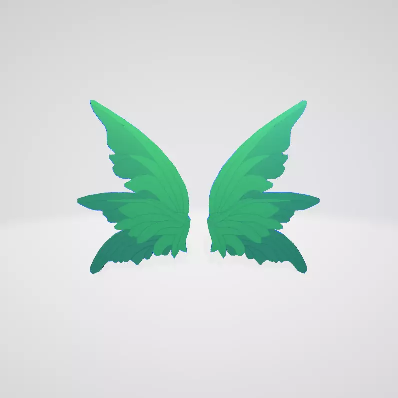 Fairy Wings Free 3D print model