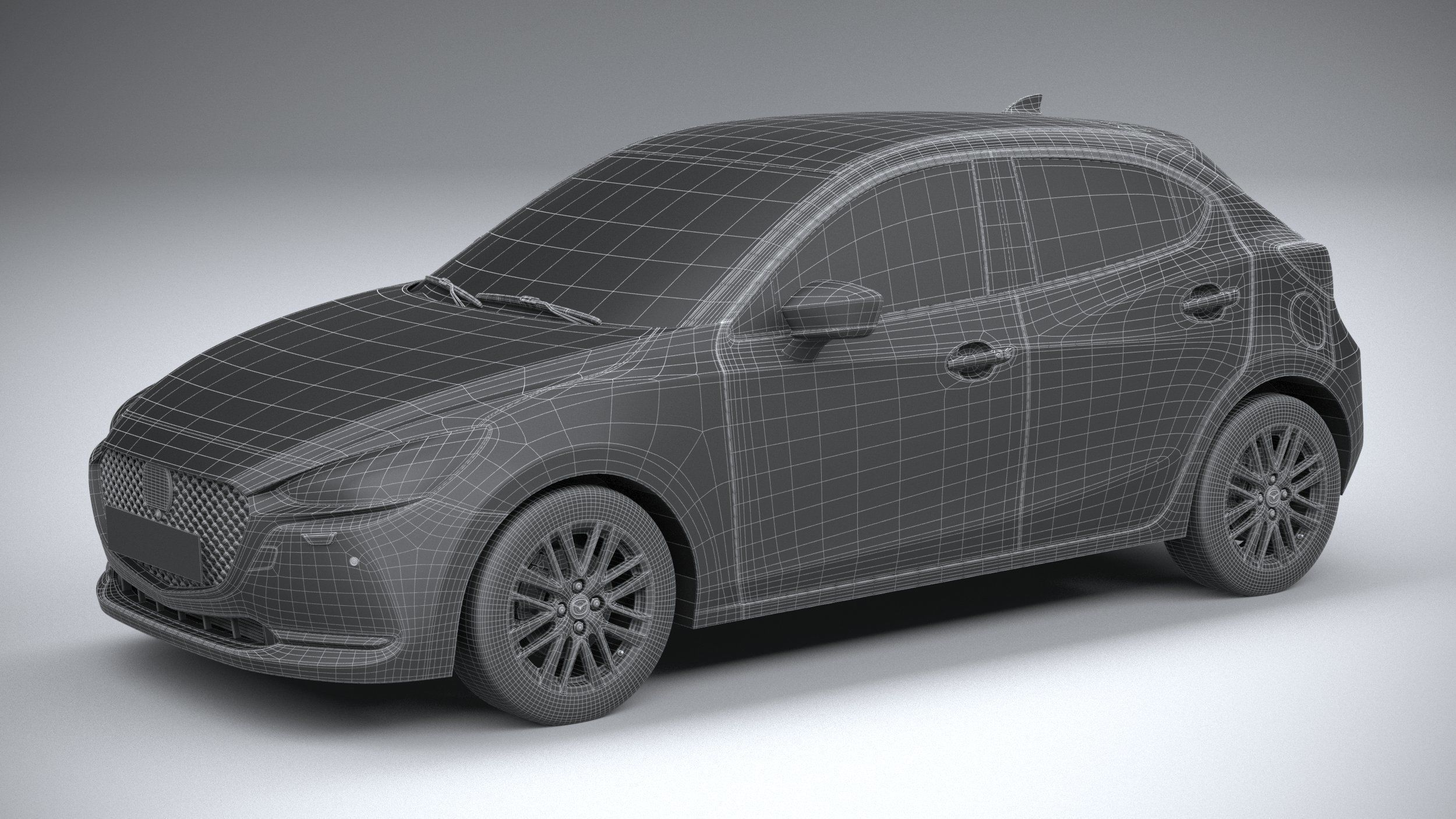 Mazda 2 2020 3D model_28