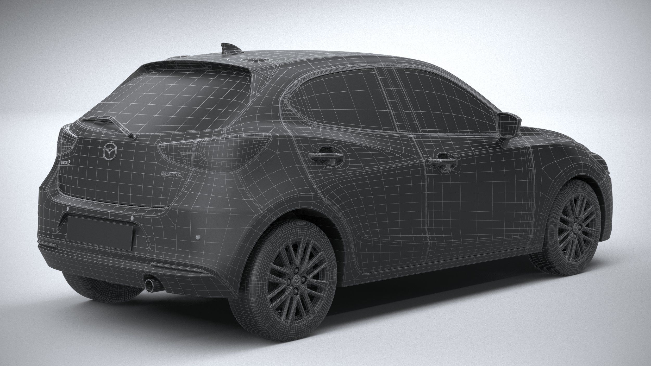 Mazda 2 2020 3D model_29