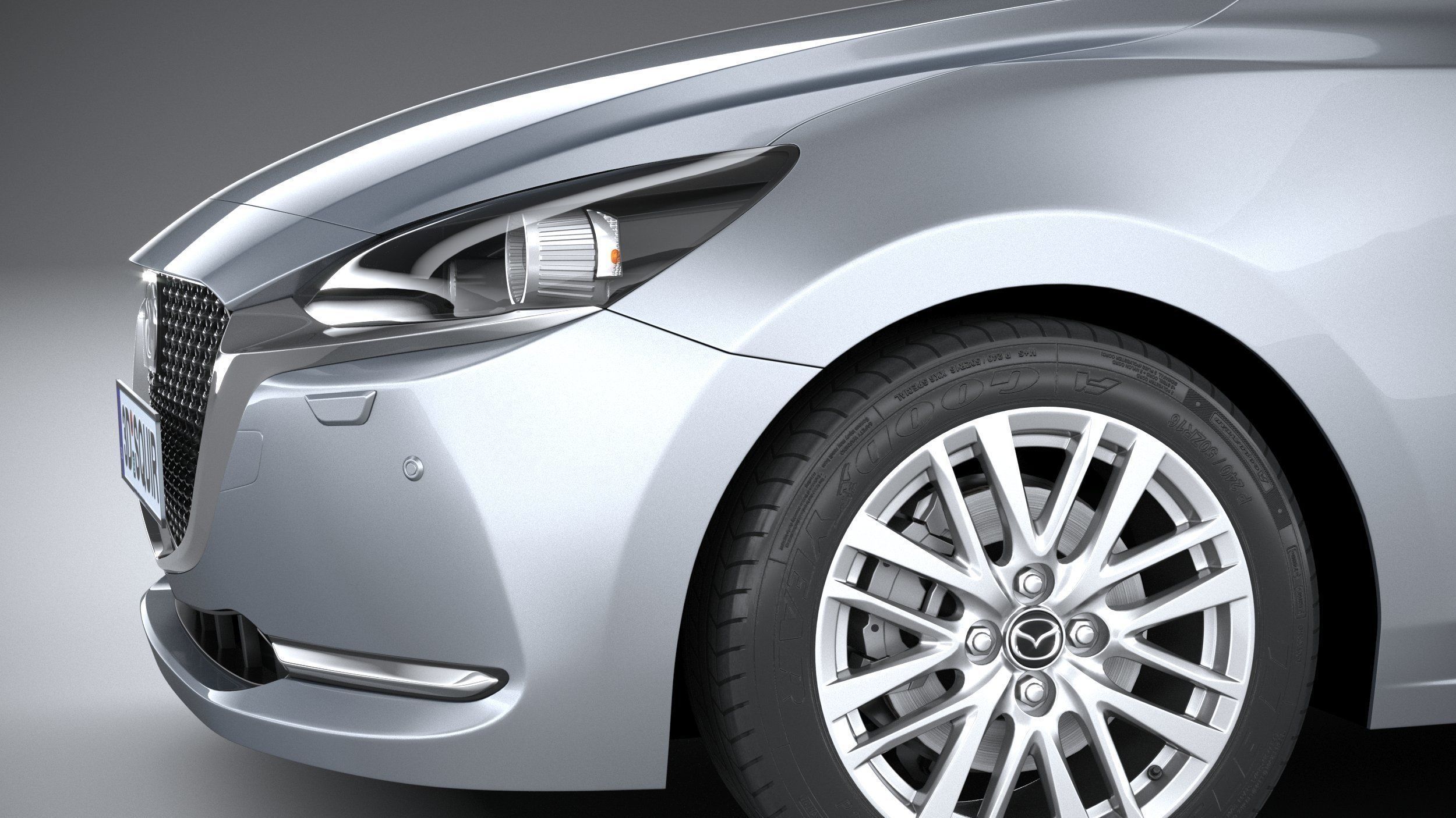 Mazda 2 2020 3D model_3