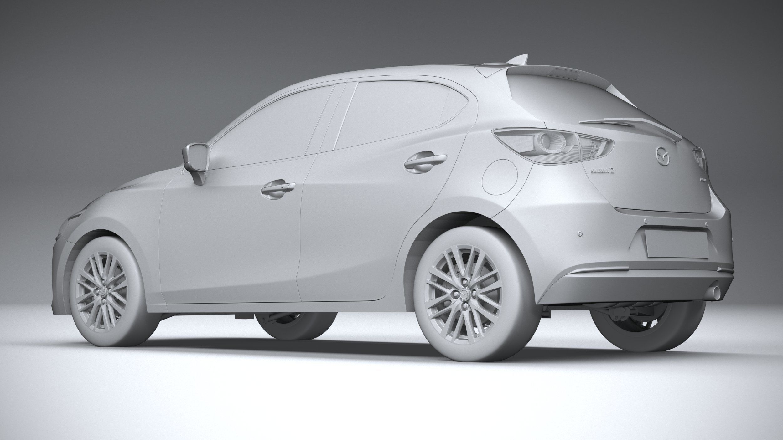 Mazda 2 2020 3D model_21