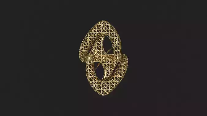 AR-TRK-Z064 gold ring in shape of heart