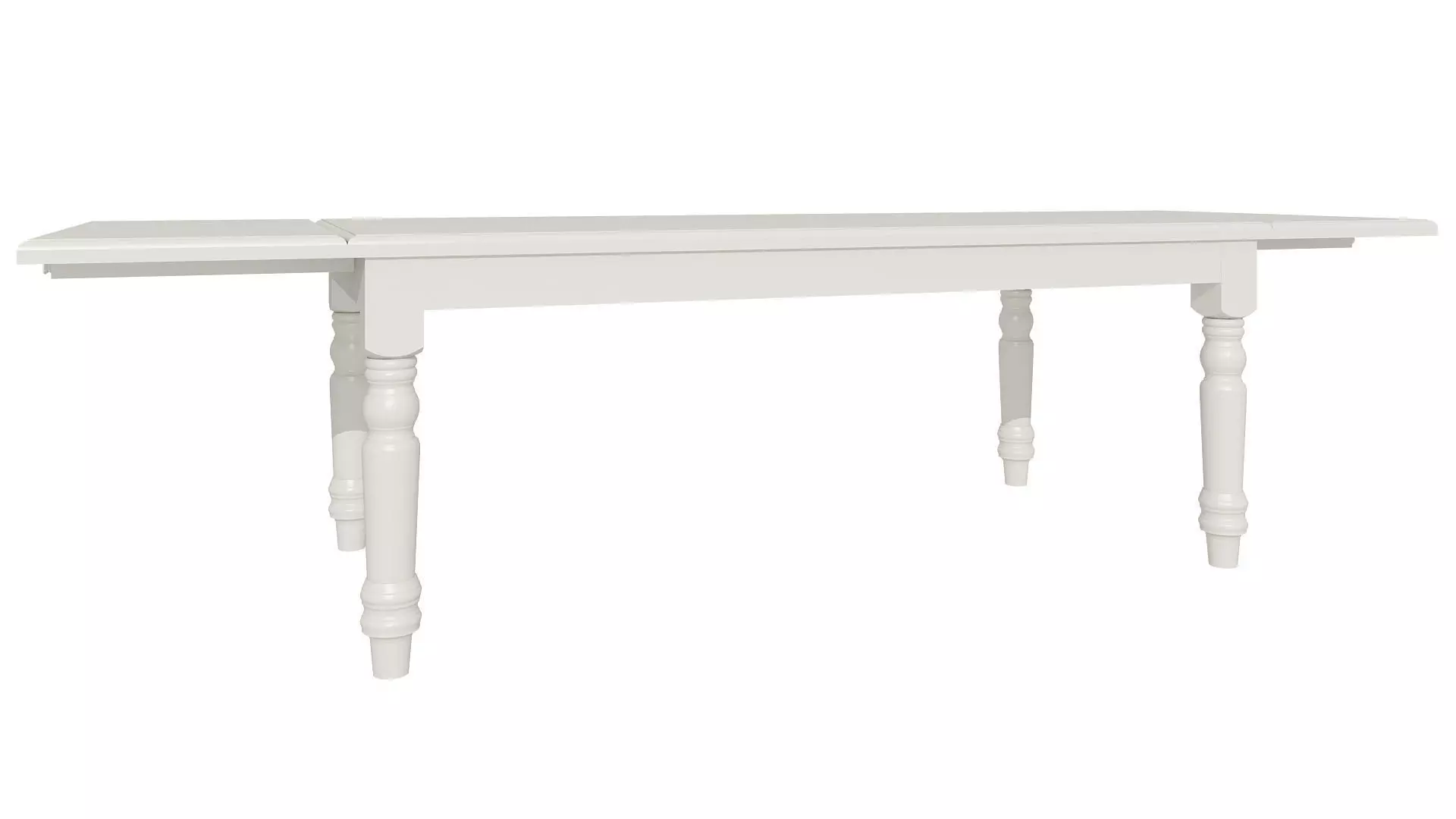 Modern white table 114 3D model_0