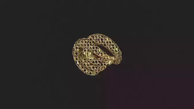 AR-TRK-Z073 gold ring