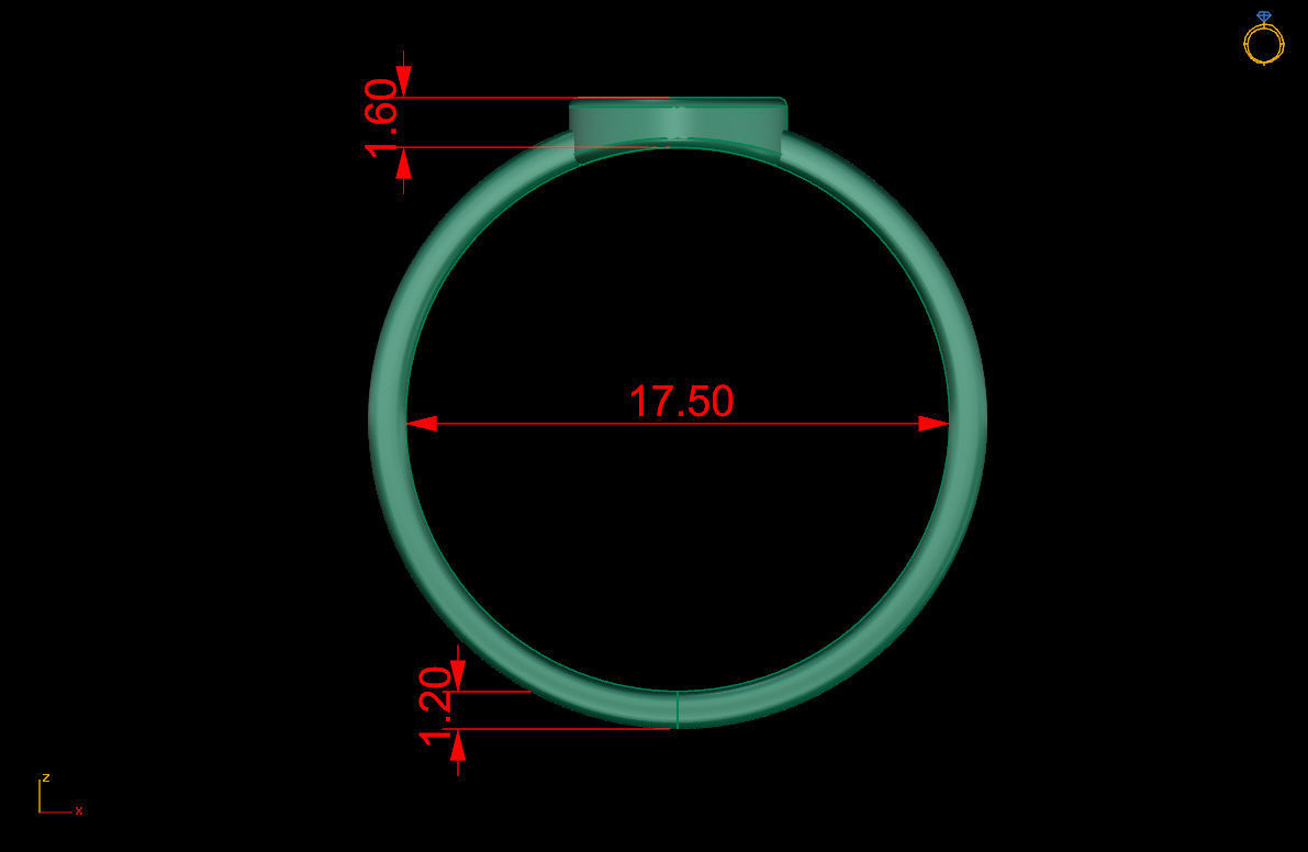 Ring 91 3D print model_9