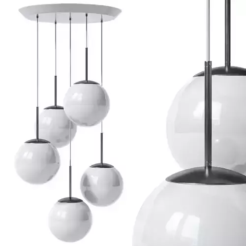  Tom Dixon Opal Mini Round Pendant System