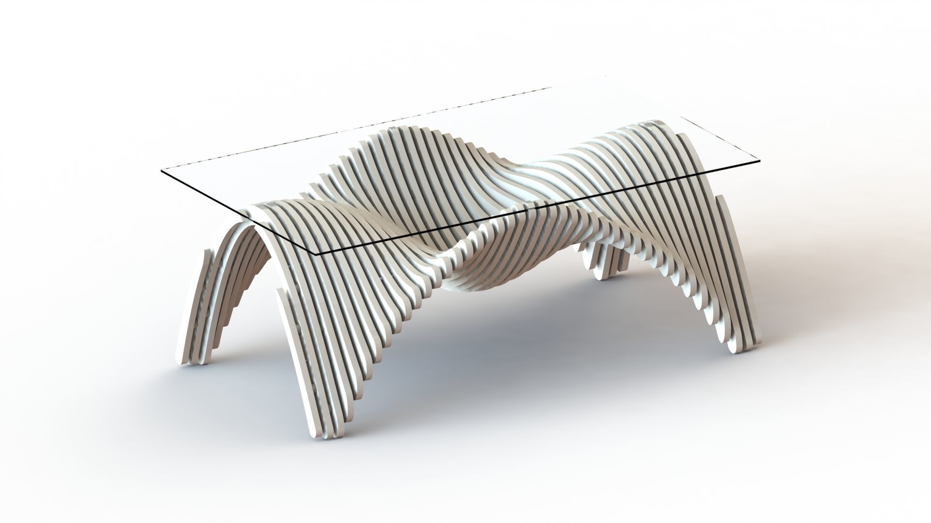 parametric design table 3D model_6