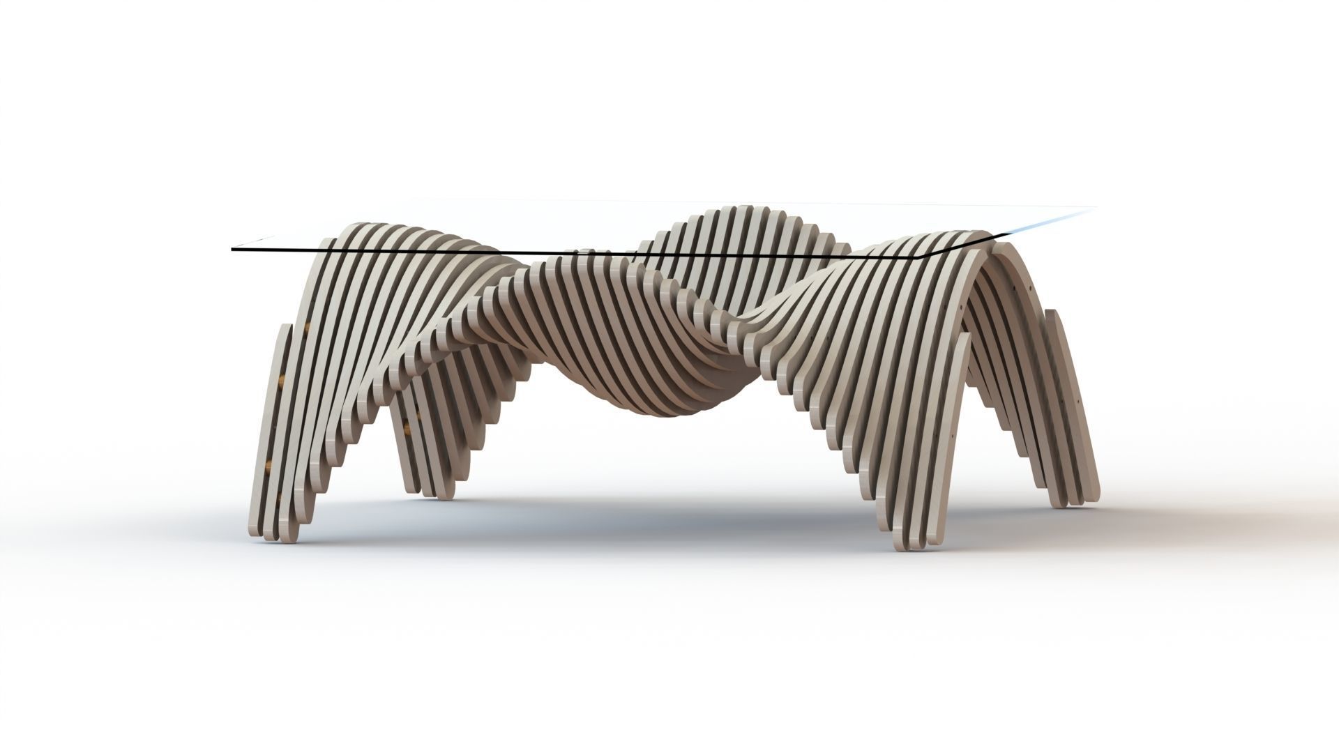 parametric design table 3D model_3