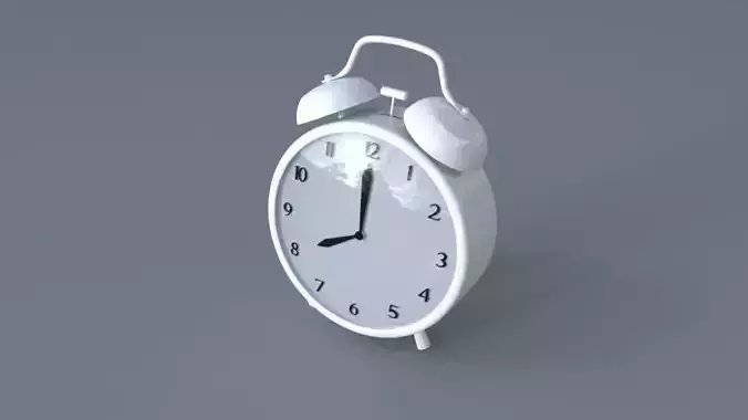 A mecanical alarm clock