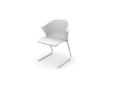 chair dining 3D model_3