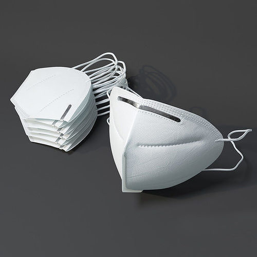 Medical face mask  3D model