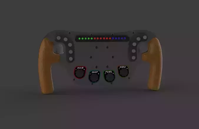F1 steering wheel  3D print model
