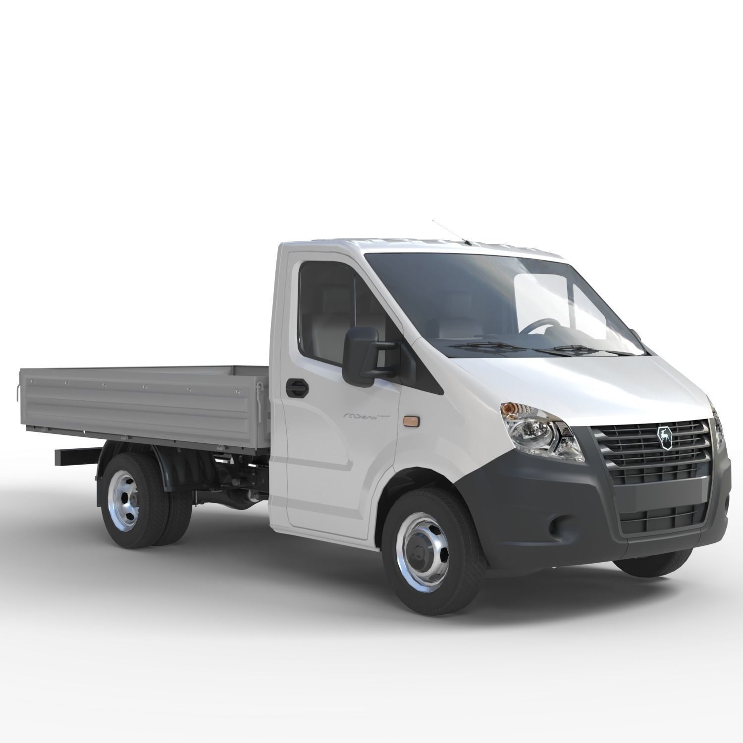 Gazelle Next lorry lowpoly Low-poly 3D model_3