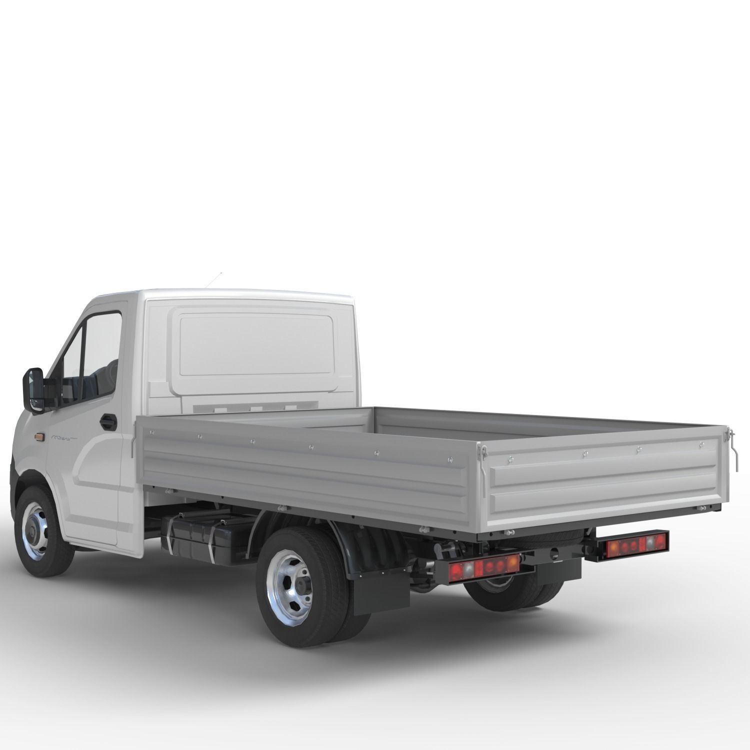 Gazelle Next lorry lowpoly Low-poly 3D model_6