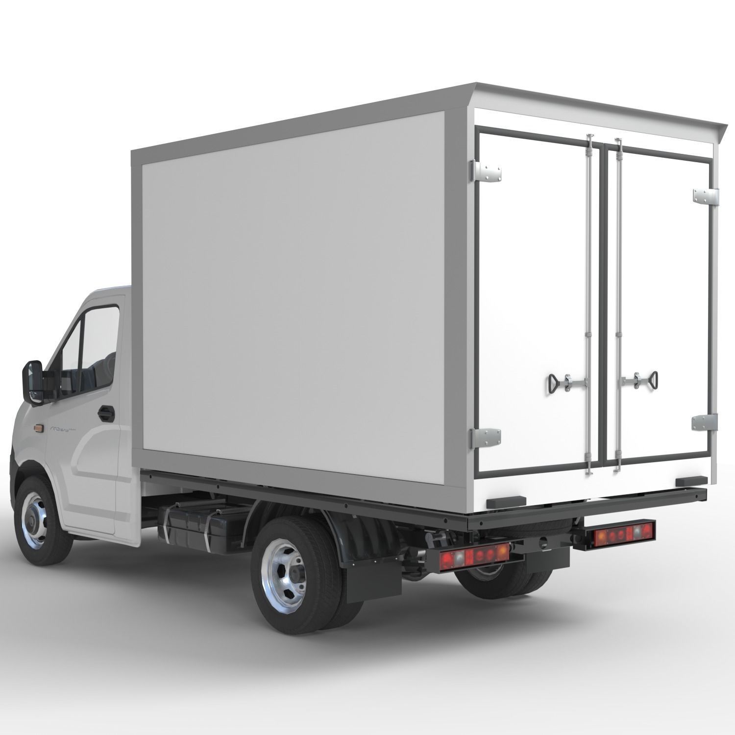 Gazelle Next lorry lowpoly Low-poly 3D model_4