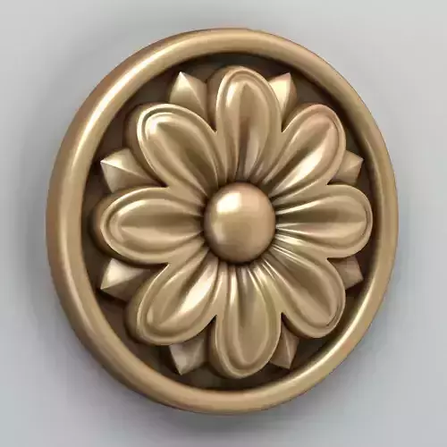 Round rosette 005 3D model