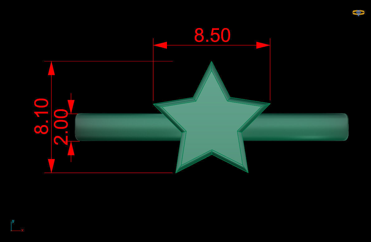 Ring 95 3D print model_7