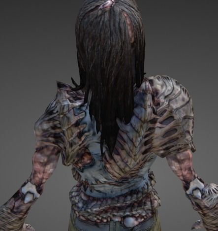 Lambent Girl Low-poly 3D model_3