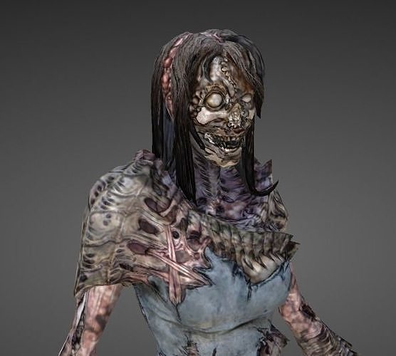 Lambent Girl Low-poly 3D model