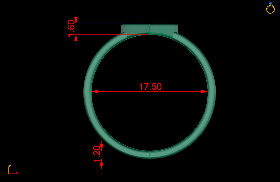 Ring 96 3D print model_6