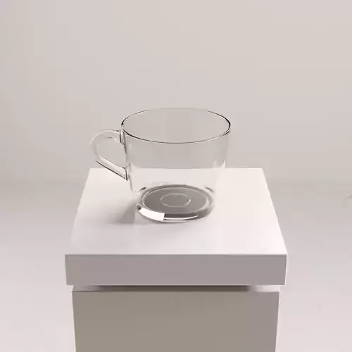 Modern Glass Cup for Coffee and Tea