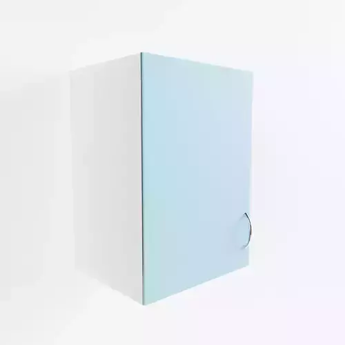 Small Vintage Kitchen Wall Cabinet 3D model