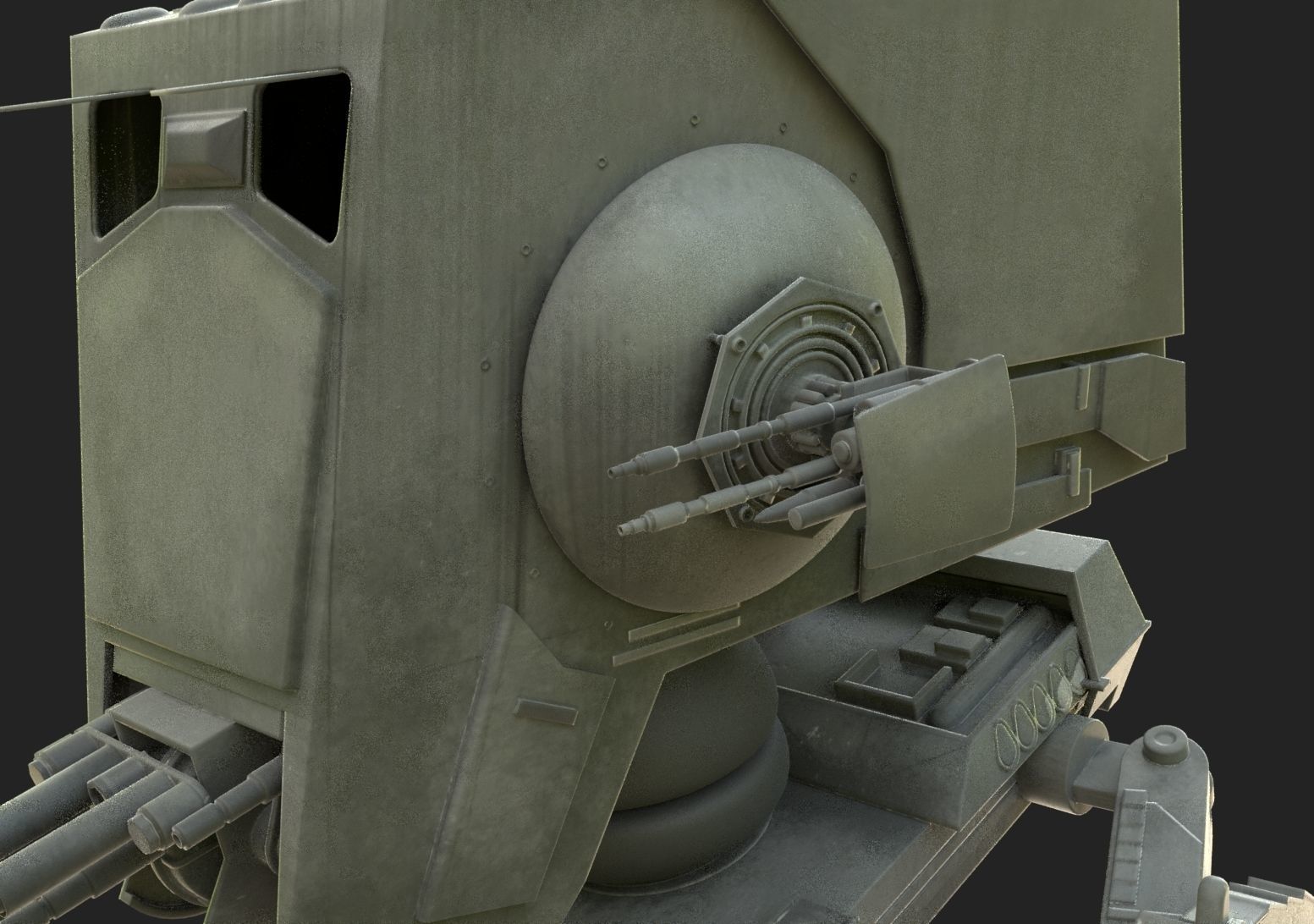 AT ST Scout Walker 3D model_3