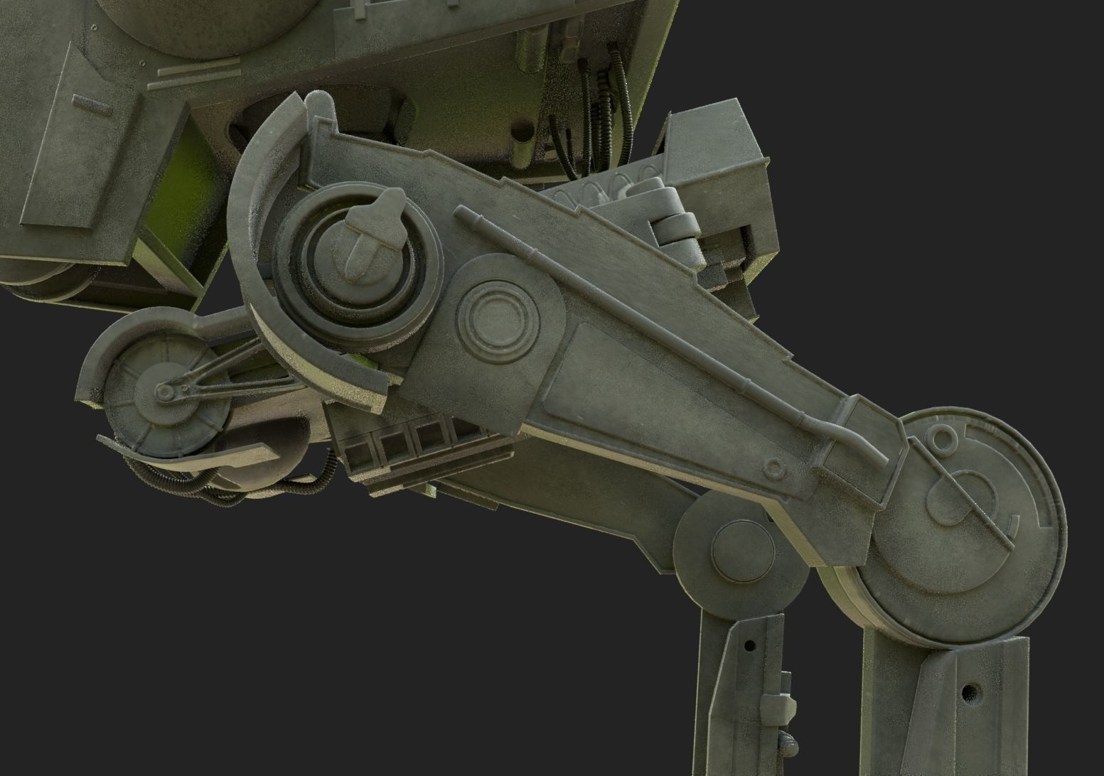 AT ST Scout Walker 3D model_2