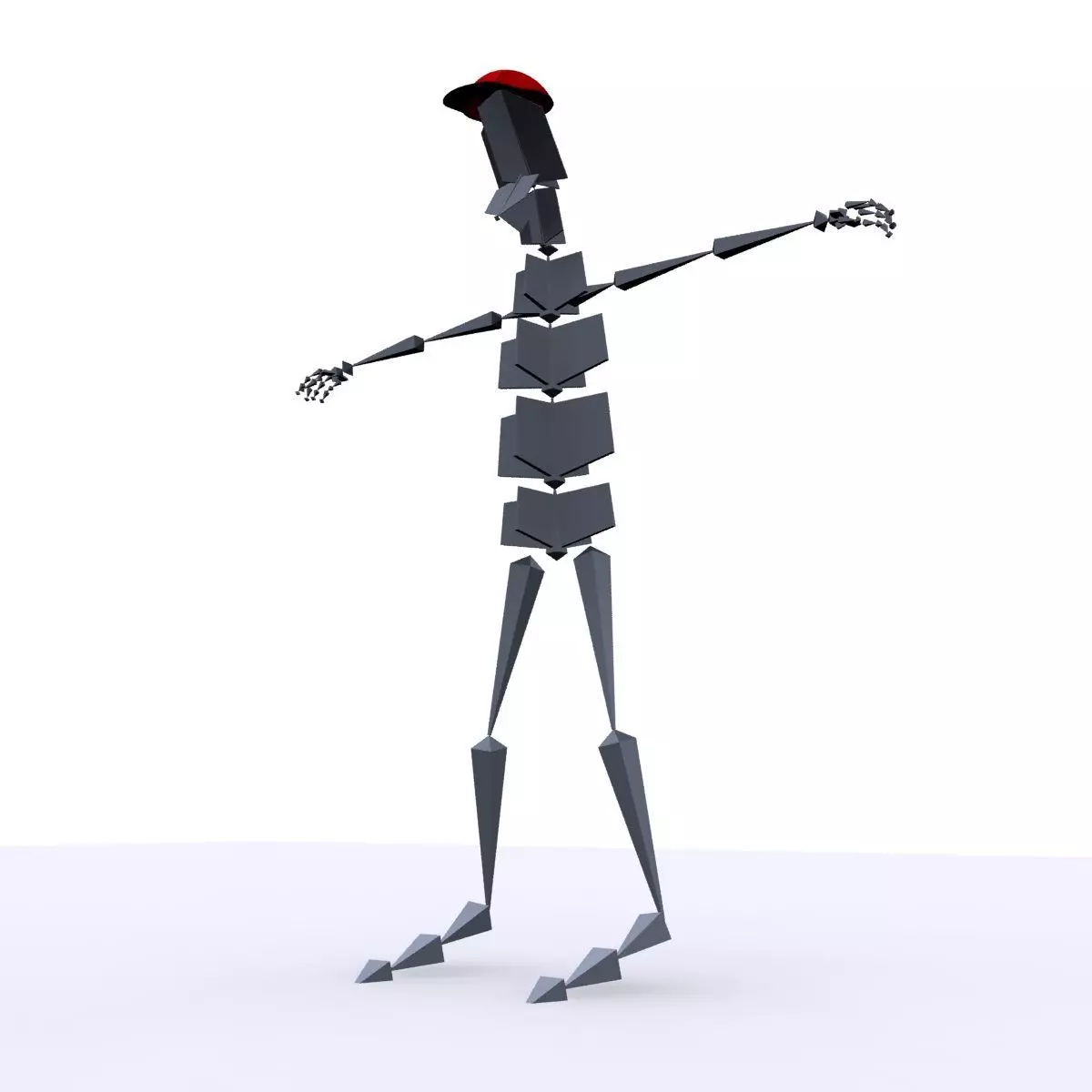 Rigg Bones for character 3D model | CGTrader