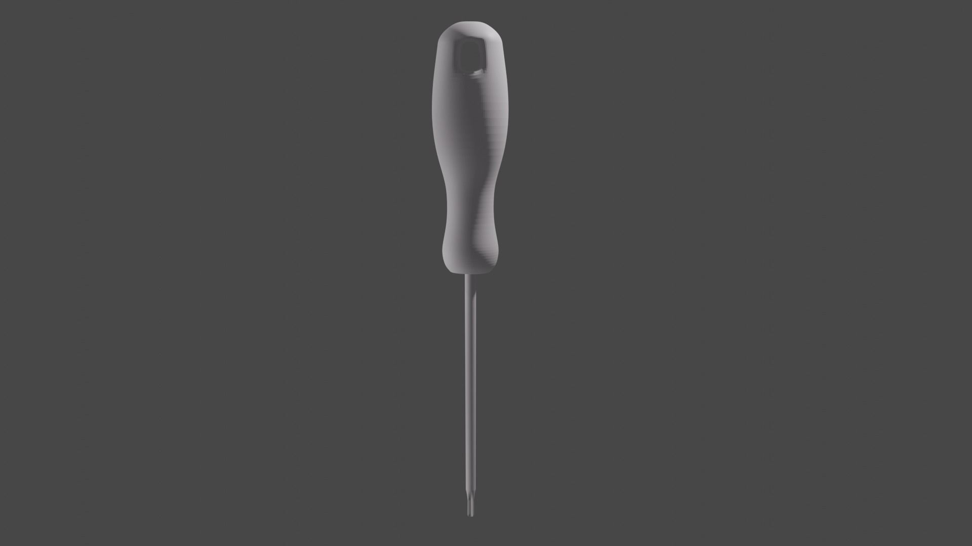 Screwdriver tool Low poly High poly Free low-poly 3D model_1