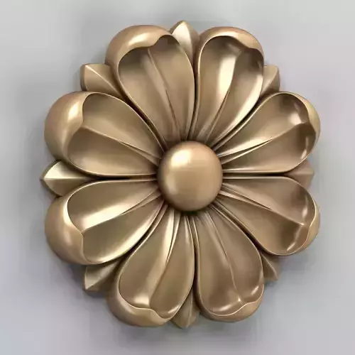 Round rosette 008 3D model