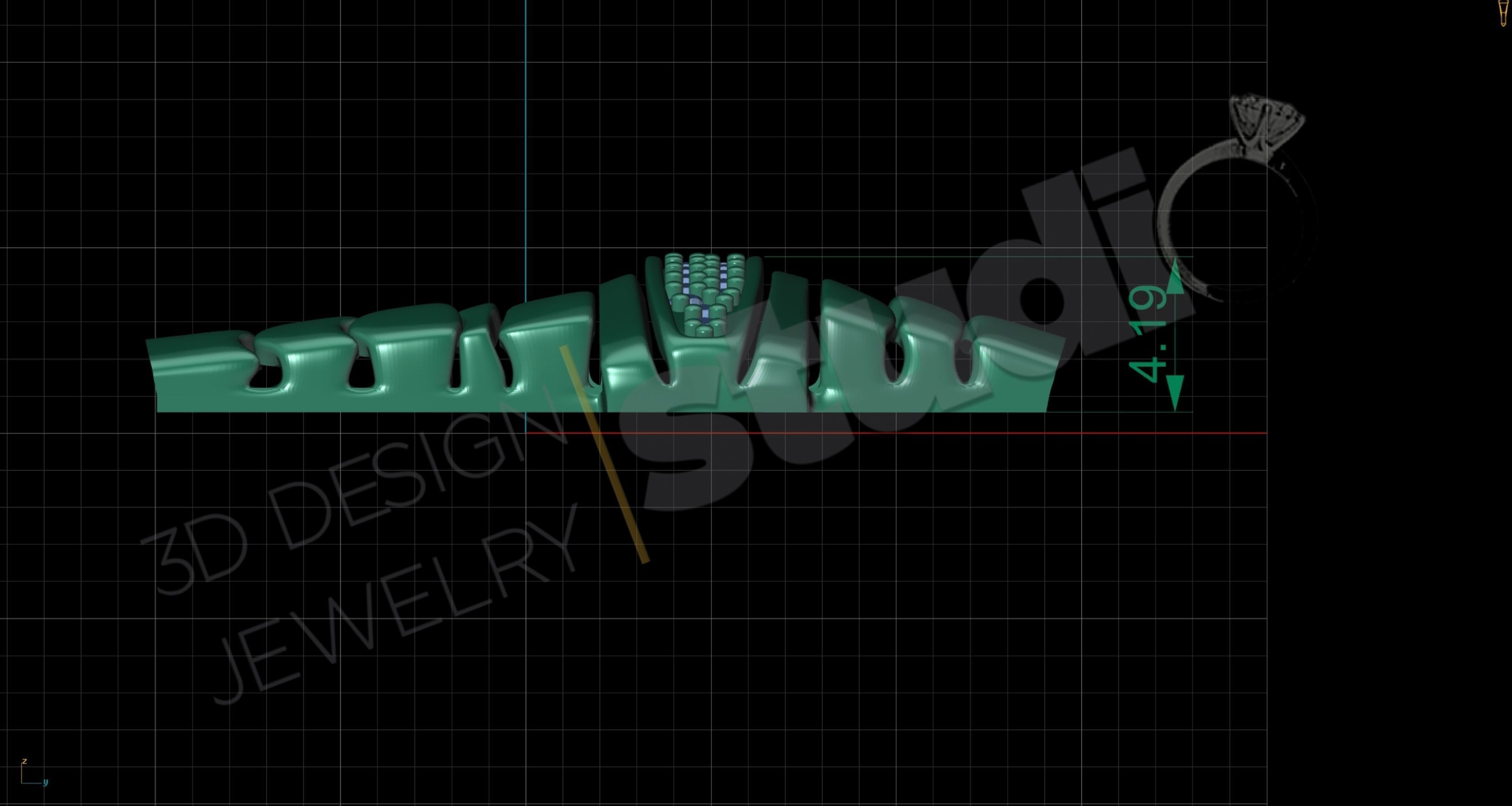 Skeleton bones cross design 3d model 3D print model_6